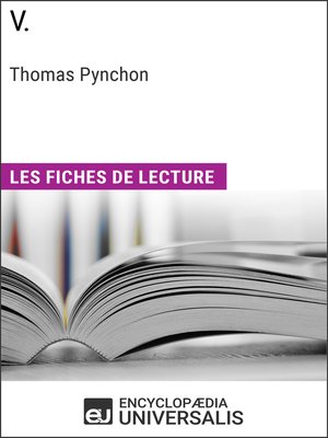 cover image of V. de Thomas Pynchon